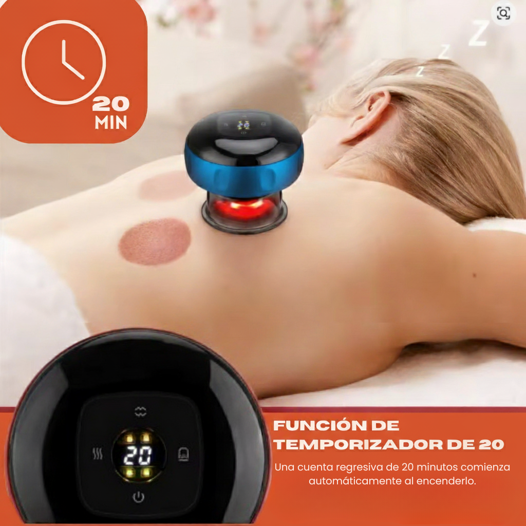 Masajeador de ventosa eléctrica inteligente VitalClara PREMIUM